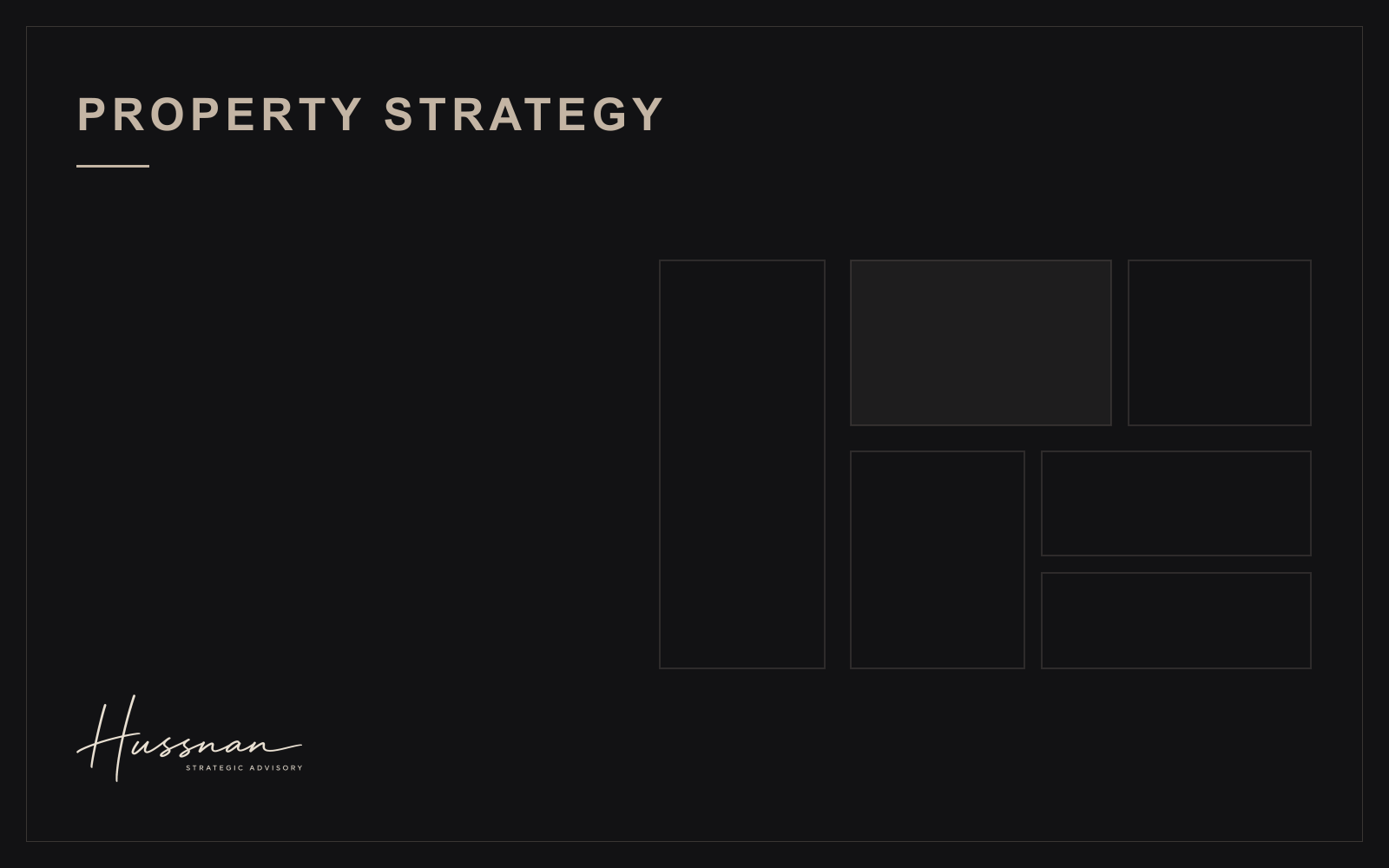 Real Estate Strategy